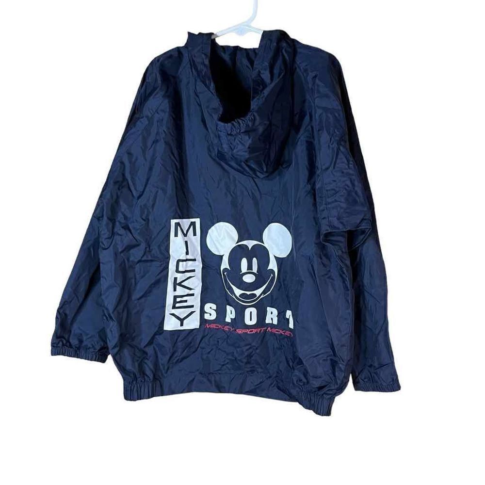 Disney Store Mickey Sport Windbreaker with Hoodie Size Medium (7/8)‎ - Picture 10 of 10